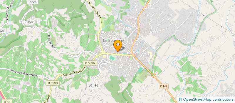 localisation de l'entreprise SAOYA à LE BEAUSSET