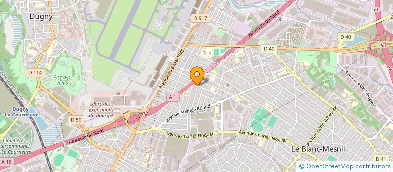 localisation de l'entreprise SAP à LE BLANC-MESNIL