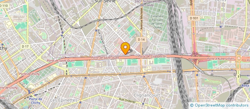 localisation de l'entreprise SAP à SAINT-OUEN-SUR-SEINE