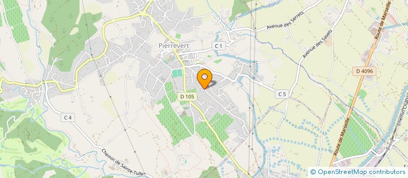 localisation de l'entreprise SAP  PIERREVERT