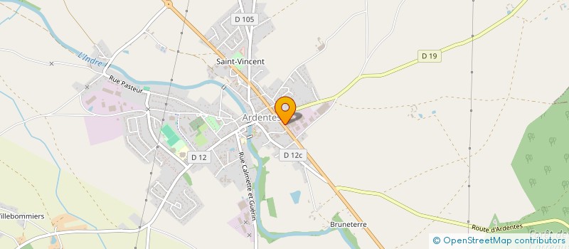 localisation de l'entreprise SAP à ARDENTES