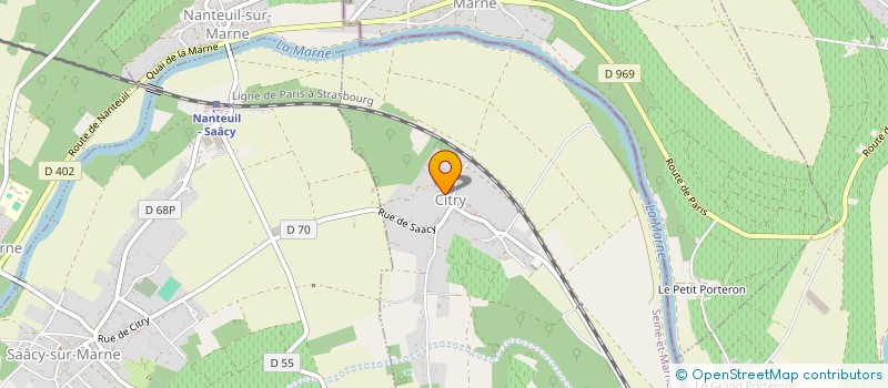 localisation de l'entreprise SAP  CITRY