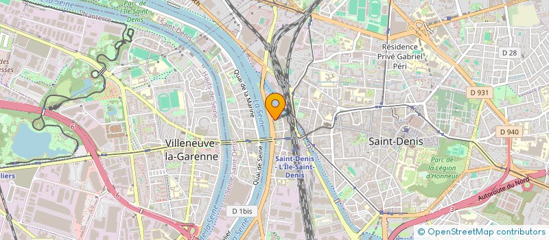 localisation de l'entreprise SAP  SAINT-DENIS