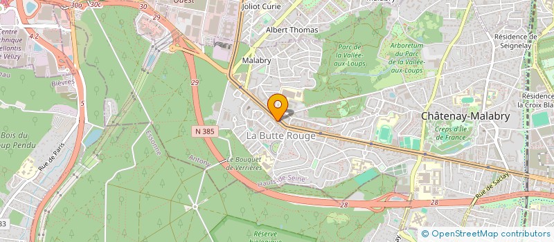 localisation de l'entreprise SAP 92 à CHATENAY-MALABRY
