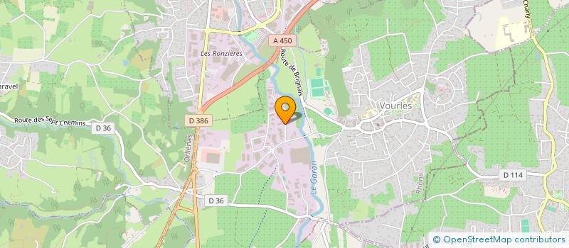 localisation de l'entreprise SAP  VOURLES