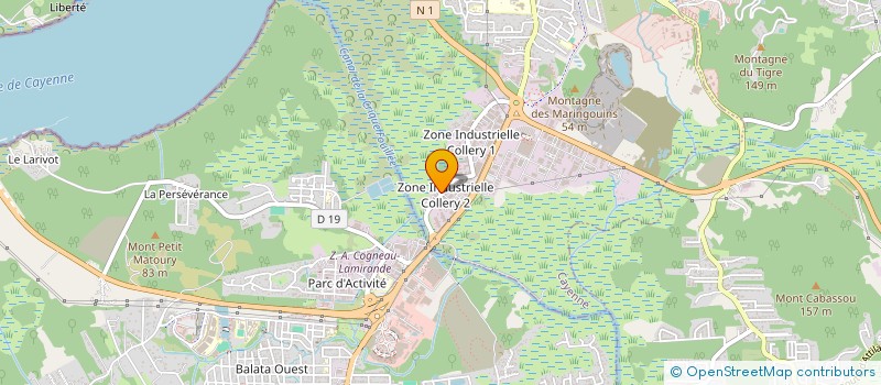 localisation de l'entreprise SAP  CAYENNE