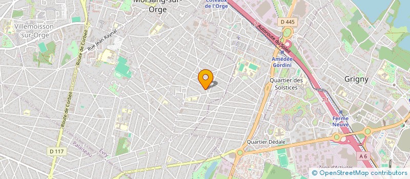 localisation de l'entreprise SAP BATIMENT  MORSANG-SUR-ORGE