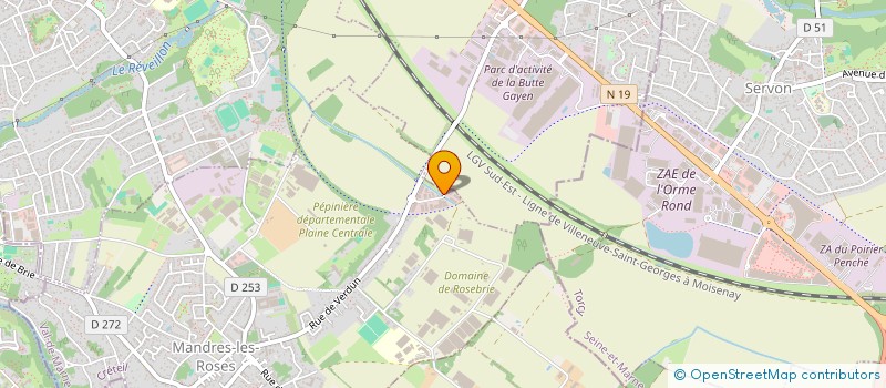 localisation de l'entreprise SAP BTP  MANDRES-LES-ROSES