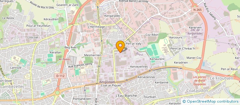 localisation de l'entreprise SAP DEVELOPPEMENT à BREST