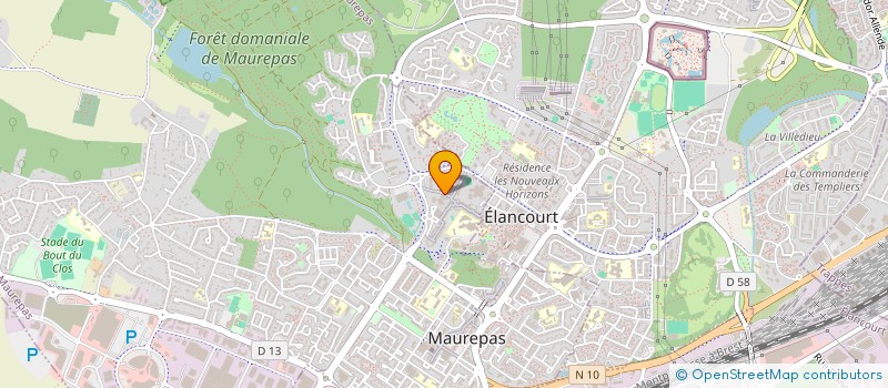 localisation de l'entreprise SAP ENTREPRISES  MAUREPAS