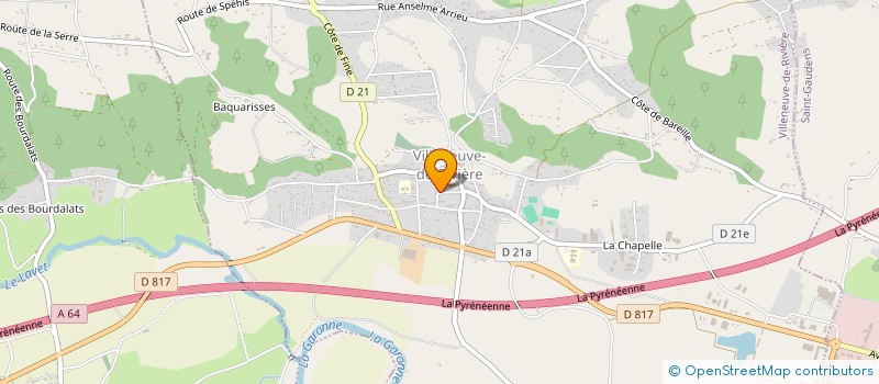 localisation de l'entreprise SAP EXPERTISES  VILLENEUVE-DE-RIVIERE