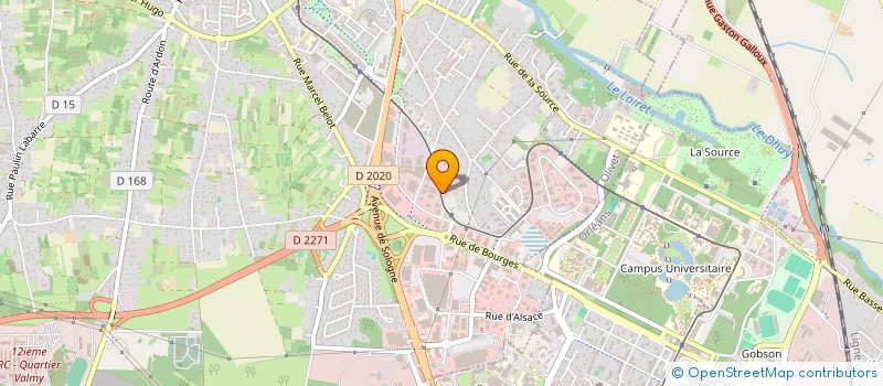 localisation de l'entreprise SAP FORMATION à OLIVET