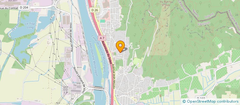 localisation de l'entreprise SAP GENERATION  BOLLENE