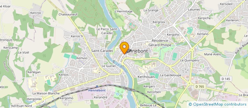 localisation de l'entreprise SAP GLC à HENNEBONT