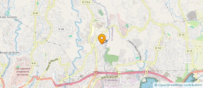 localisation de l'entreprise SAP KARIBEAN-SERV  FORT-DE-FRANCE