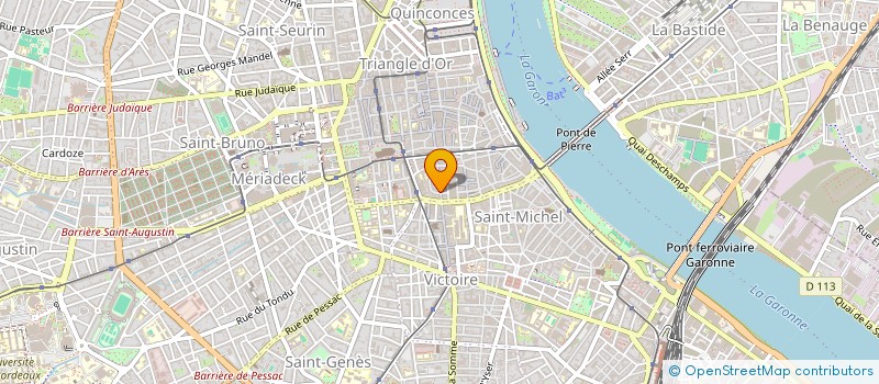localisation de l'entreprise SAP LINE à BORDEAUX
