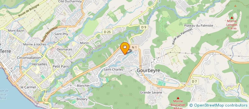 localisation de l'entreprise SAP LOCATION à GOURBEYRE