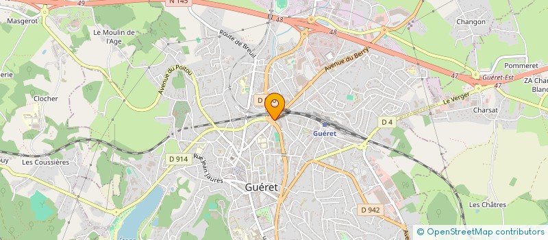 localisation de l'entreprise SAP PAYS CREUSOIS à GUERET