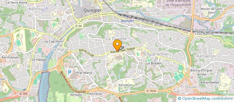 localisation de l'entreprise SAP QUIMPER à QUIMPER