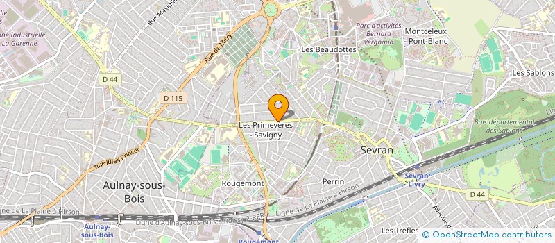localisation de l'entreprise SAP(SOCIETE D'ACTIVITE POLYVALENTE) à SEVRAN