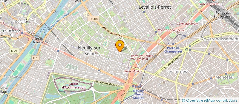 localisation de l'entreprise SAP TEINTURERIE à NEUILLY-SUR-SEINE