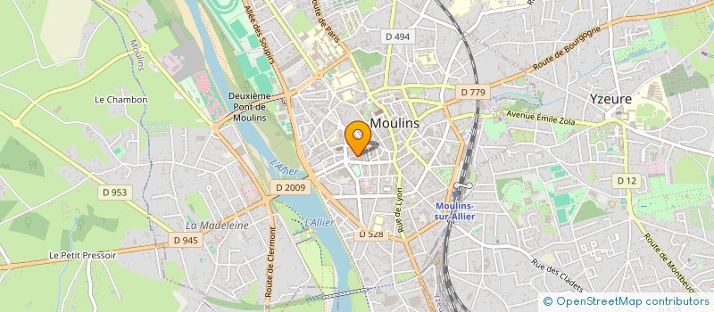 localisation de l'entreprise SAPA à MOULINS