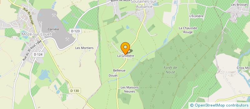 localisation de l'entreprise SAPA  SOULAINES-SUR-AUBANCE