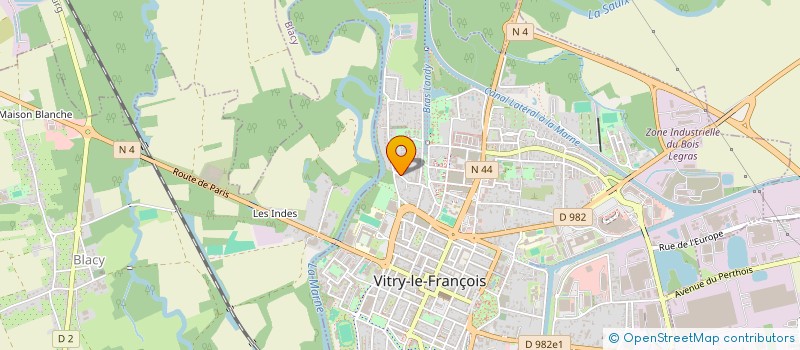 localisation de l'entreprise SAPA  VITRY-LE-FRANCOIS