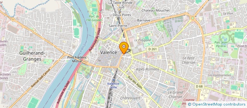 localisation de l'entreprise SAPA  VALENCE