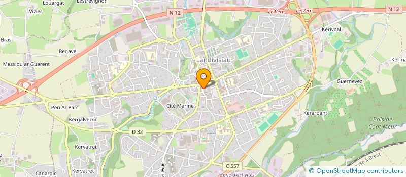 localisation de l'entreprise SAPA LANDIVISIAU  LANDIVISIAU