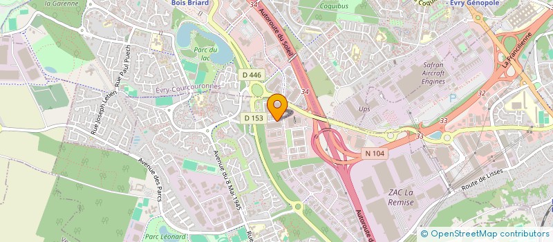 localisation de l'entreprise SAPAC à LISSES