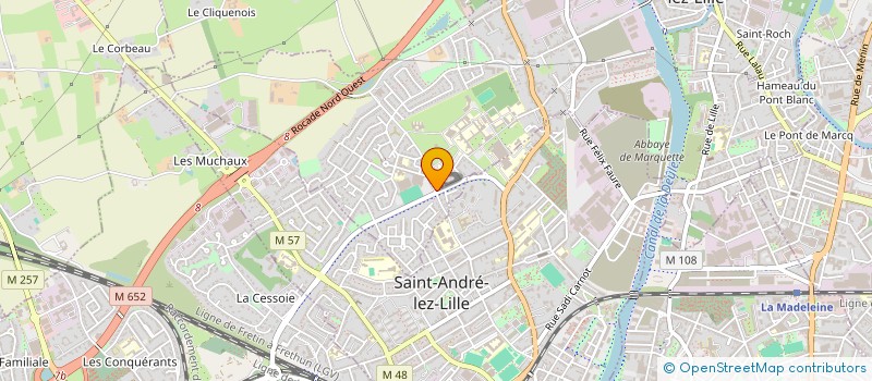 localisation de l'entreprise SAPAD DES HAUTS DE FRANCE à MARQUETTE-LEZ-LILLE