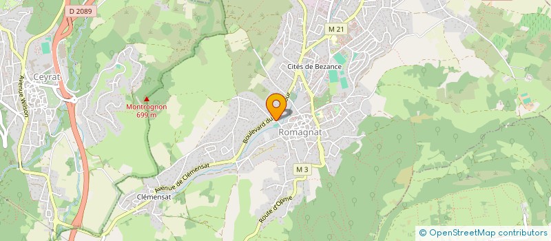 localisation de l'entreprise SAPAG  ROMAGNAT