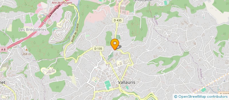 localisation de l'entreprise SAPAG DISTRIBUTION à VALLAURIS
