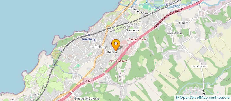 localisation de l'entreprise SAPAGIMI à BIDART