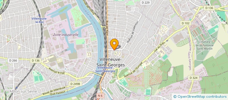 localisation de l'entreprise SAPAH 94 91 à VILLENEUVE-SAINT-GEORGES