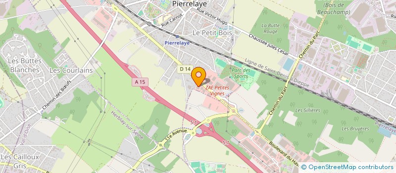 localisation de l'entreprise SAPAJOU KIDS  PIERRELAYE