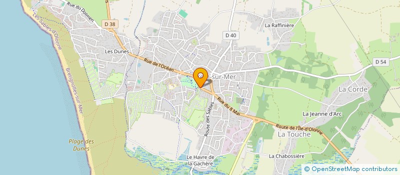 localisation de l'entreprise SAPALE à BREM-SUR-MER