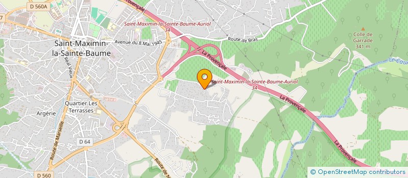 localisation de l'entreprise SAPALL à SEILLONS-SOURCE-D'ARGENS