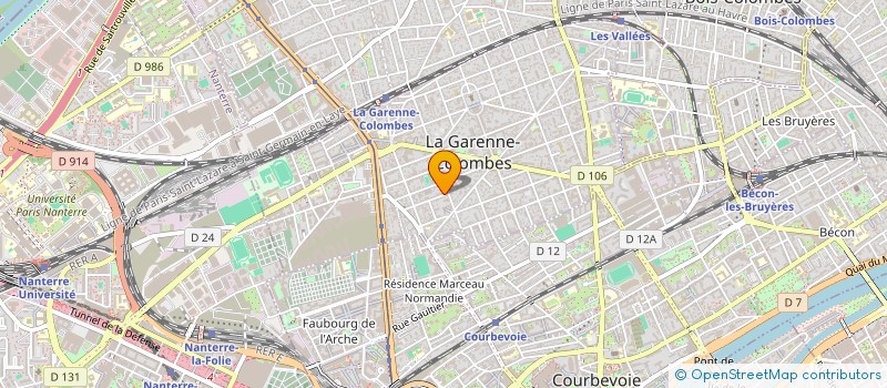 localisation de l'entreprise SAPAMA à LA GARENNE-COLOMBES
