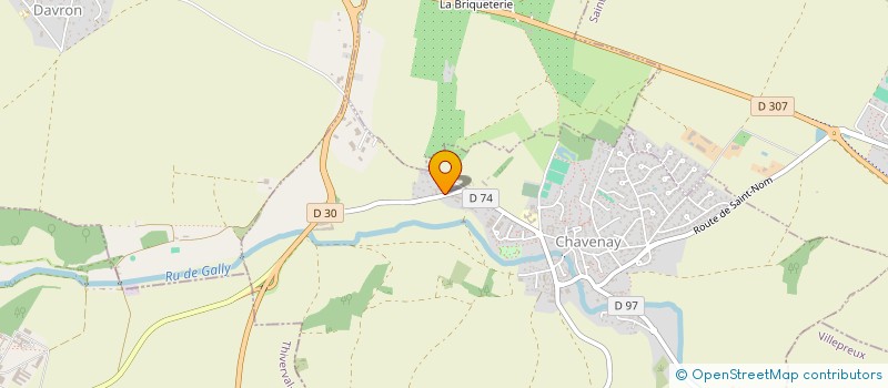 localisation de l'entreprise SAPAR  CHAVENAY