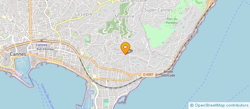 localisation de l'entreprise SAPAR à CANNES