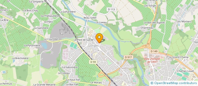 localisation de l'entreprise SAPARAN  GORGES