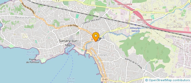 localisation de l'entreprise SAPARI à SIX-FOURS-LES-PLAGES