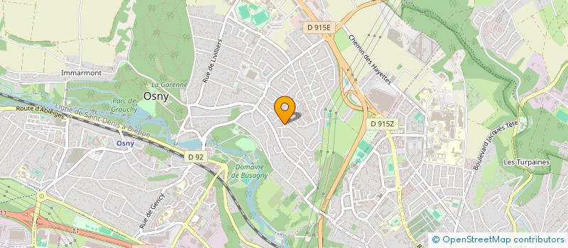 localisation de l'entreprise SAPARO  OSNY