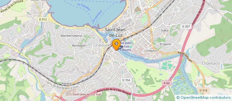 localisation de l'entreprise SAPARRAK  CIBOURE