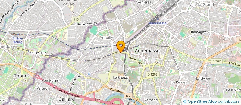 localisation de l'entreprise SAPASO à ANNEMASSE