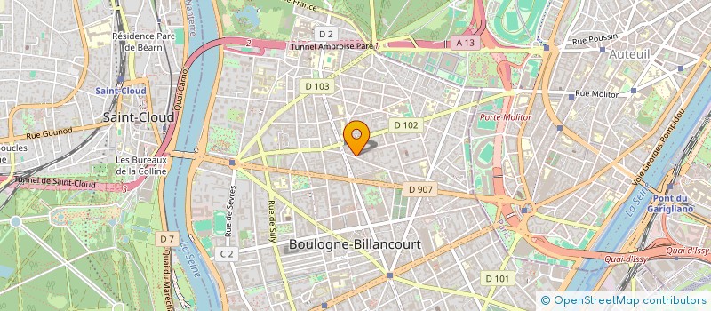 localisation de l'entreprise SAPATERO à BOULOGNE-BILLANCOURT