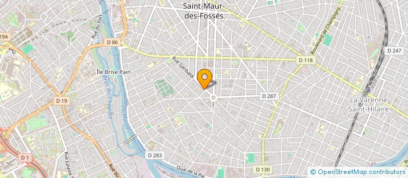 localisation de l'entreprise SAPAUDIA DIGITAL à SAINT-MAUR-DES-FOSSES