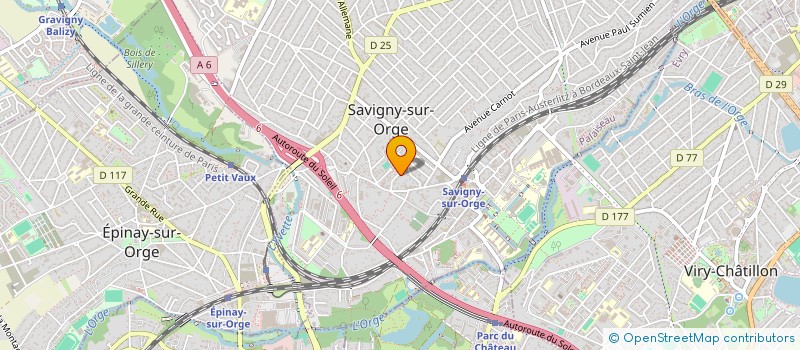 localisation de l'entreprise SAPAZIA  SAVIGNY-SUR-ORGE